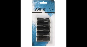 Sponsstokjes - 20 mm Diameter - 28 mm Hoog - Sponsstokjes voor Schilderen - 10 Stuks