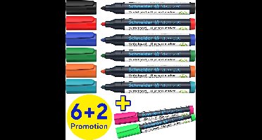 Schneider whiteboard stiften - Maxx 290 - doos 8 stuks - S-129098