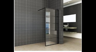 Sanifun inloopdouche Nero 2000 x 1200 NANO