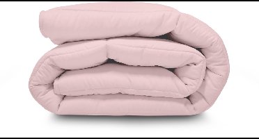 Stonewashed All in One Wasbaar Dekbed Easy 140x200 - Dekbed zonder overtrek - Hoesloos dekbed - Eazy dekbed - Gekleurd dekbed - All Year Winterdekbed & Zomerdekbed - Eenpersoons Dekbed - Chalk Pink - Dekbedden