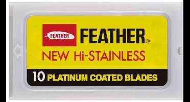Feather - Double Edge - Scheermesjes - 10 stuks