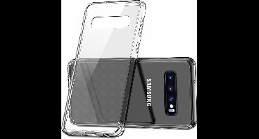 Ntech Hoesje Geschikt Voor Samsung Galaxy S10 Hard Back Hoesje - Transparent