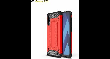 Ntech - Hoesje Geschikt Voor Samsung Galaxy A70/A70s Armor Hoesje - Rood