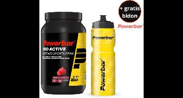 Powerbar sportdrank | IsoActive | GRATIS Powerbar bidon | Red Fruit | 1320 gram - 20 liter