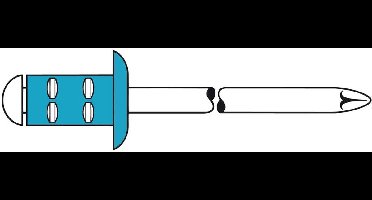 GESIPA blindklinknagel PolyGrip® klinknagel schacht d x l 4,8 x 1...