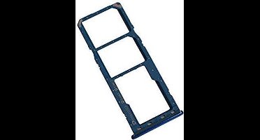 Simkaart houder geschikt voor Samsung Galaxy A20 - Simcard Holder - Blauw