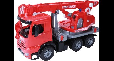 LENA - Supergrote Brandweerauto met uitschuifbare takel - Mercedes Arocs - 02175