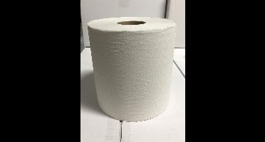 Poetspapier wit midi rol 1-laags \21cmx300m