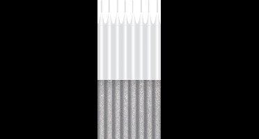 Glitter taart kaars wit/zilver | 9,5cm/16st.