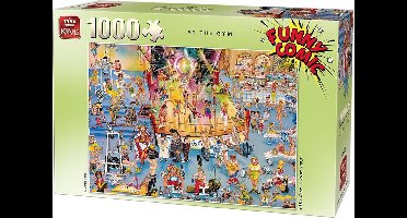 King legpuzzel at the gym - funny comic - 1000 stukjes