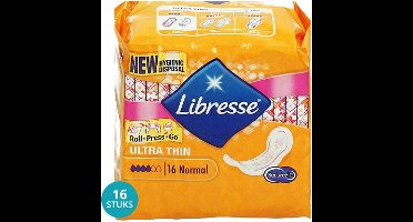 Libresse Invisible Ultra Normal - maandverband - voordeelverpakking 16 stuks
