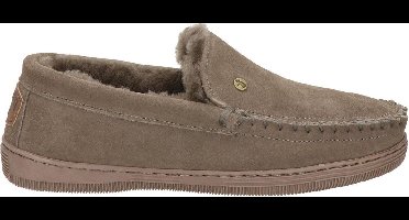 Warmbat Grizzly Suede Heren Sloffen - Pebble
