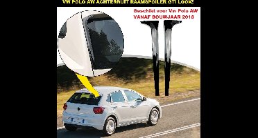 Achterraam Spoiler Geschikt Voor Vw POLO AW Vanaf 2018 TDI TSI DSG Match GTI LOOK! Glans Zwart