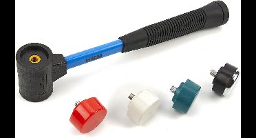 HBM 37 mm hamer met 4 verwisselbare koppen