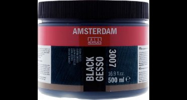 Amsterdam gesso zwart 500 ml 3007