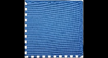 Puzzle Rubber Foam Floor Mats 8 parts 60 x 60 cm Blauw