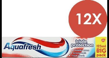 Aquafresh Tandpasta Triple Protection - 12 x 125 ml