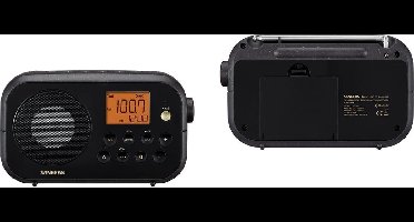 Sangean PR-D12 - FM Radio met Bluetooth - Draagbare Radio met AM en FM - Zwart