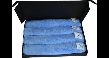 Nano handschoen set blauw 4 stuks - poetsdoek - Nanodoek