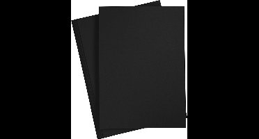 Papier, A4, vel 210x297 mm, 80 gr, zwart, 20 stuk/ 1 doos