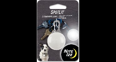 Nite Ize SpotLit - Led karabijnhaak Lampje Roestvrij Staal / Witte Led