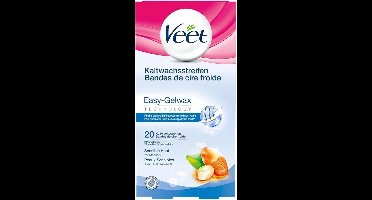 Veet Cold Wax Strips voor de gevoelige huid - 1 pakje = 20 cold wax strips