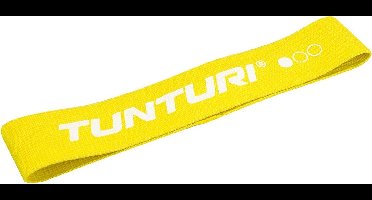 Tunturi Weerstandsbanden textiel - Resistance band - Light - Geel