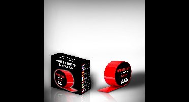 Power escorts - Bondage tape - 15 Meter - Kinky Fetish - BR176red - Rode bondage tape - gave Cadeaubox