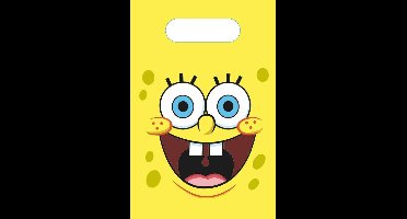 Traktatie zakje Spongebob papier | 8 stuks