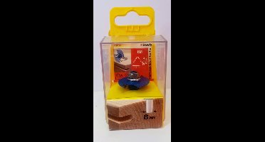 KWB - Profielfrees schacht 8mm - HM - Schijffrees met stift - 2mm