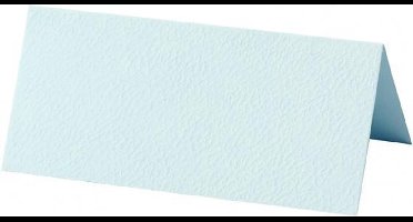 Plaatskaarten, lichtblauw, afm 9x4 cm,  220 gr, 20stuks