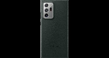 Samsung Leather Hoesje - Samsung  Galaxy Note 20 Ultra - Groen