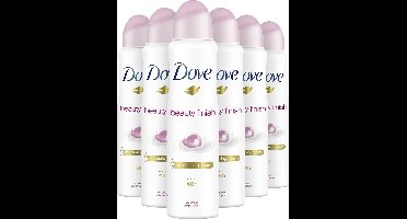 Dove Beauty Finish Anti-transpirant Deodorant - 6 x 150 ml - Voordeelverpakking
