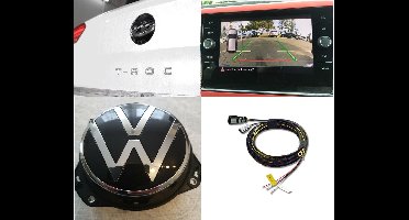 Achteruitrijcamera Camera Klaplogo Embleem Geschikt Voor VW T Roc T-Roc R line Dsg 1.5 Tsi 2.0 Tdi 4 motion