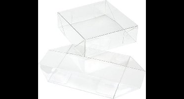 Deksel Vouwbaar Kristalhelder 8.1x2.5x8.4 cm (25 stuks)