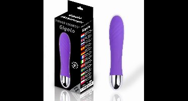 Power Escorts Gigolo G spot Vibrator - Oplaadbaar - Paars - Silicone