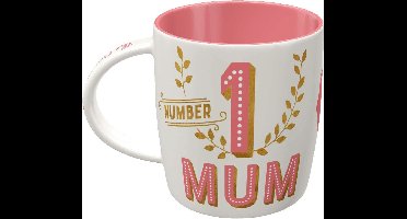 Nostalgic Art koffietas World's Number 1 Mum