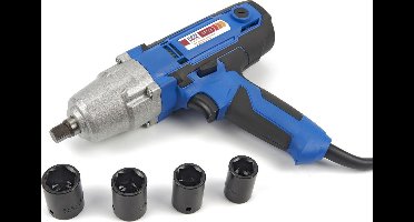 Elektrische Slagmoersleutel - 320NM Incl. Doppen