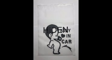 Hiden - Baby Sticker - Bad boy - Baby in Car - Auto sticker