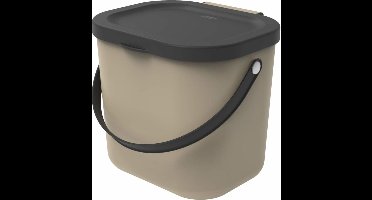 Rotho Albula afvalscheiders - GFT afvalbak - 6L - cappuccino