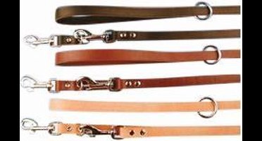 Nobby trainingslijn softleer, verstelbaar bruin 1 x 200 cm - 1 st