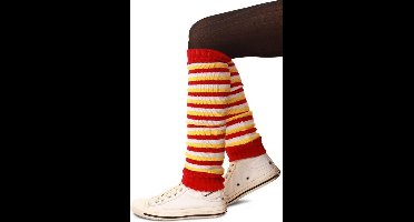 Beenwarmers rood/wit/geel kids