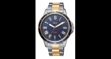 Prachtige heren horloge met zwarte wijzerplaat QB22J418Y