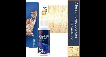 Koleston Perfect ME+ 10/0  met een flesje Welloxon Perfect 20V 6% 60ML (ORIGINAL)