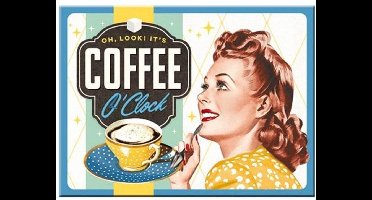 Oh, Look! It's Coffee O'Clock Magneet