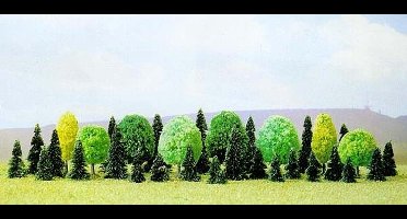 Busch - Mischwald (35 Stck) N (Bu6590)