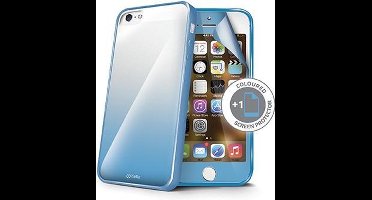 Celly Cover Sunglass iPhone 5/5S/SE Light Blue