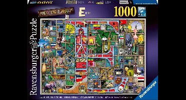 Ravensburger puzzel Awesome Alphabet E & F - Legpuzzel - 1000 stukjes