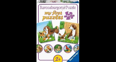 Ravensburger Dierenfamilies op de boerderij - My First puzzles - 9x2 stukjes - kinderpuzzel