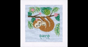 Telpakket kit Lieve luiaard - Vervaco - PN-0178413